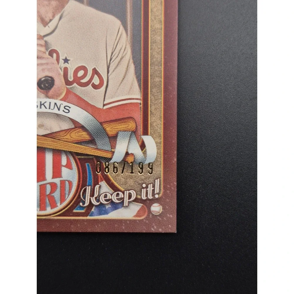2023 Topps Allen & Ginter Rhys Hoskins #RC-RH Rip Card UNRIPPED /199 Phillies‎